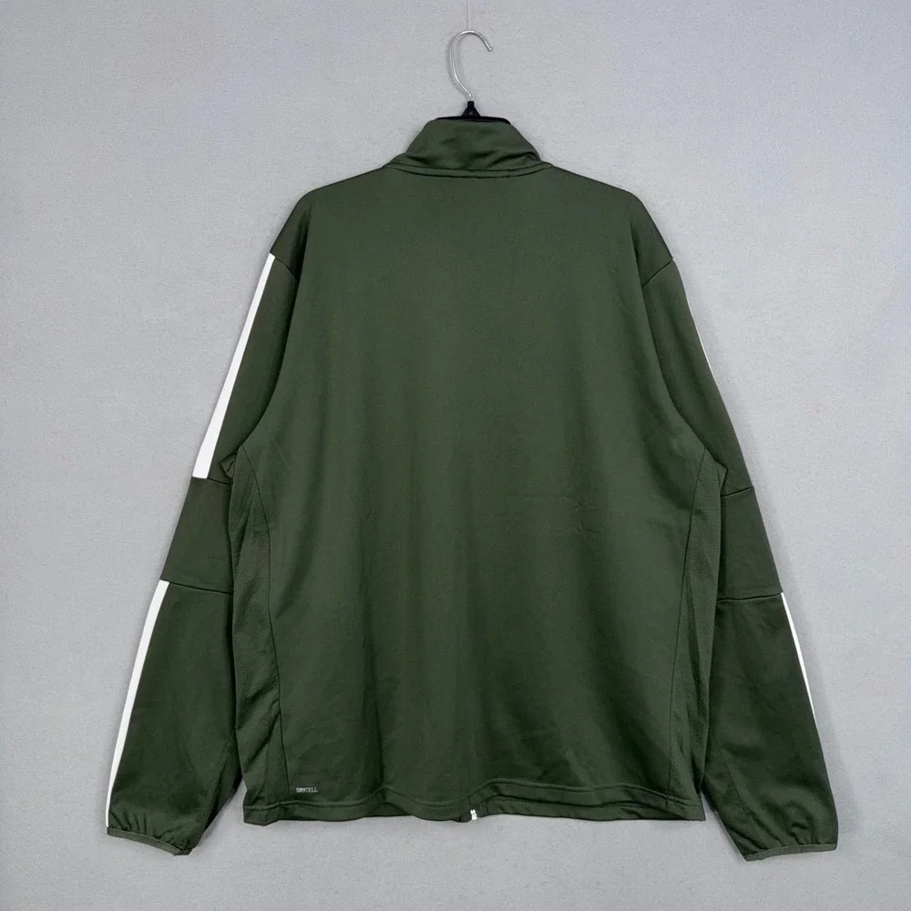 Puma Tracksuit Mens 2XLT Green Colorblock Full Zip Training Athletic Activewear